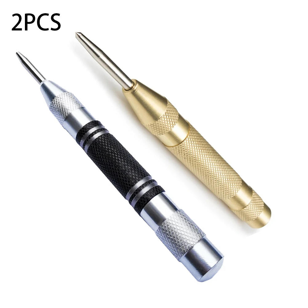 

Tool Center Punch Positioner Hand tool HSS DIY 2pcs Automatic Spring-Type