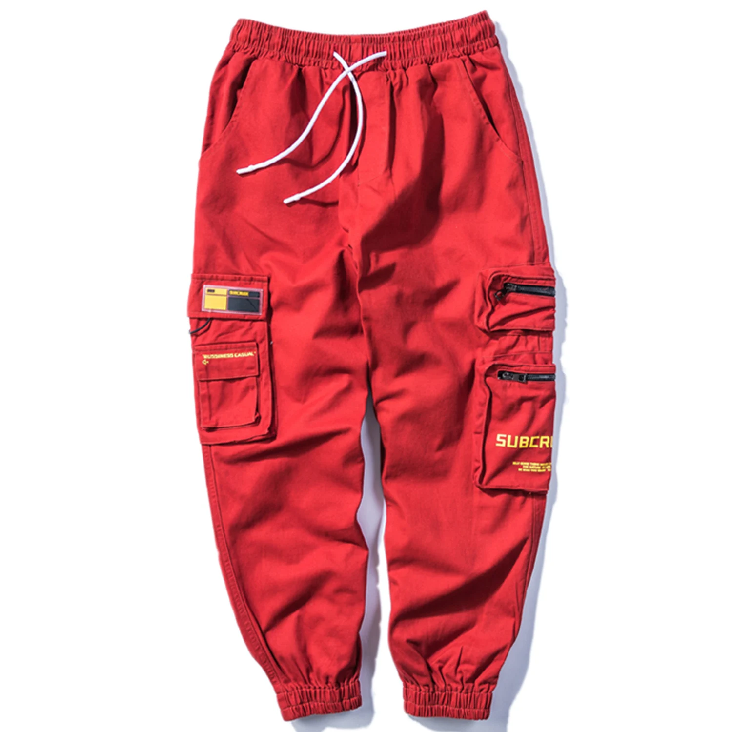 Брюки карго LACIBLE мужские на молнии повседневные штаны с принтом надписи уличная