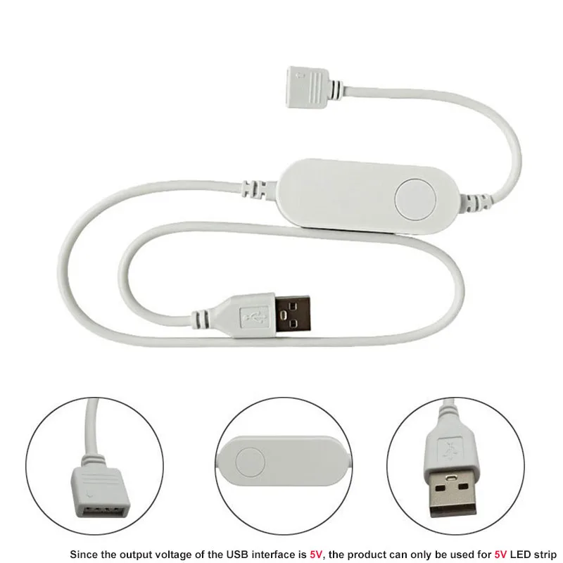 Tuya Smart WiFi LED Strip Light RGB Contoller for Control USB 5V Single Color RGBW Tape Lamp Dimmer Brightness Adjustable | Освещение