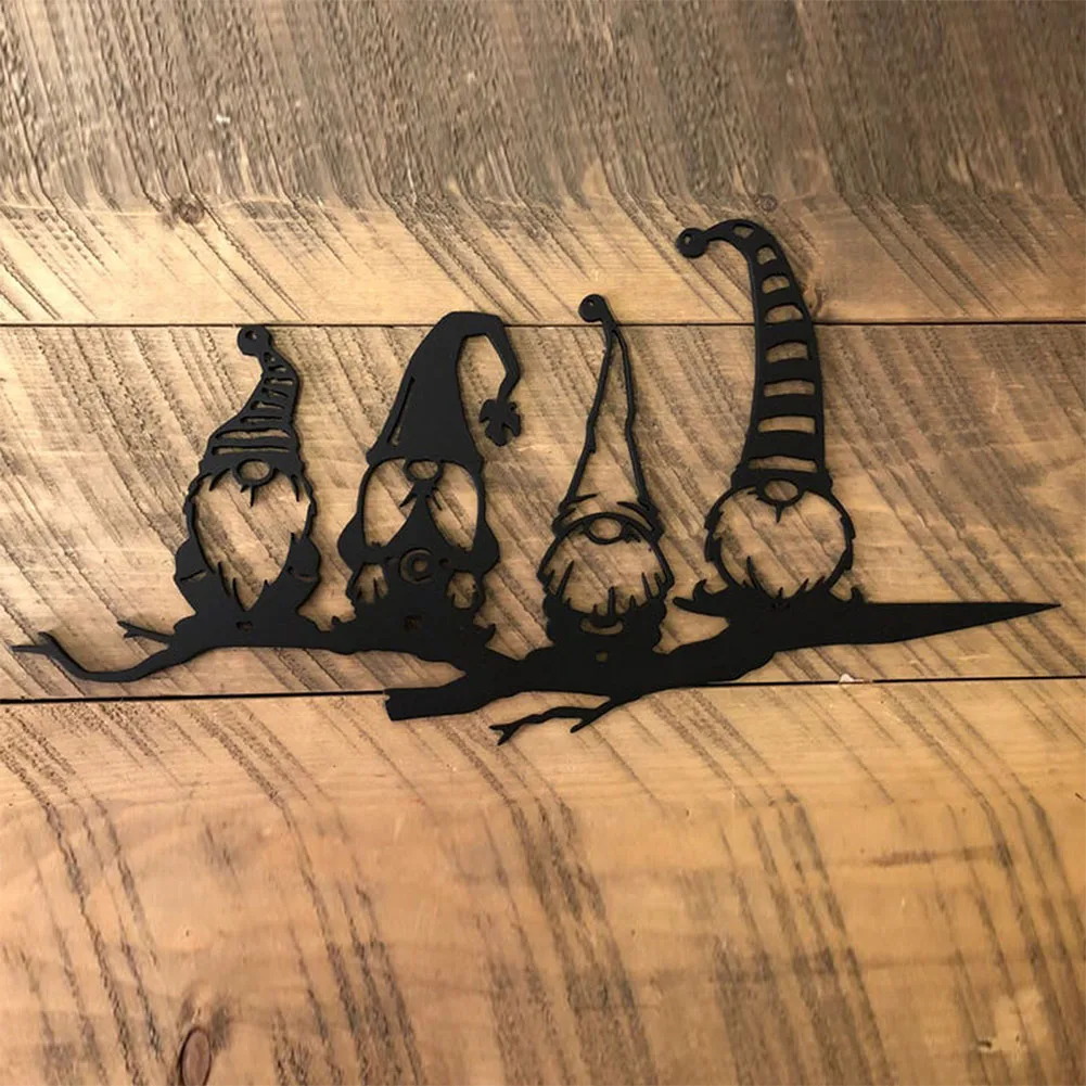

Decor Home Metal Branch Gnome Garden Decoration Easter Lawn Yard Decor Art Sculpture Garden Statue Spring DecorationDropshipping