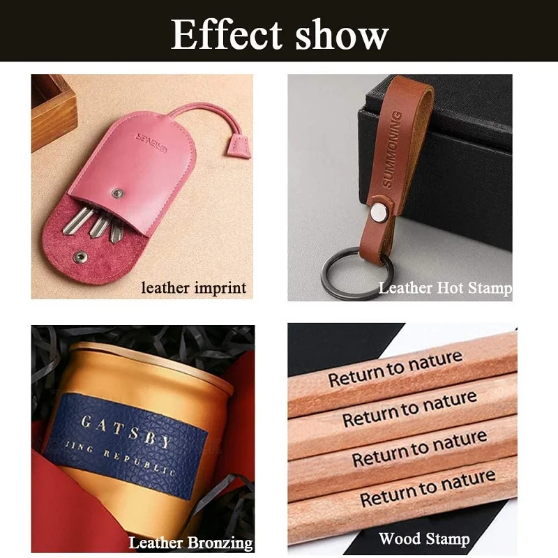 Алфавит латунь Пресс письмо резная печать инструмент железная Кожа Дерево DIY