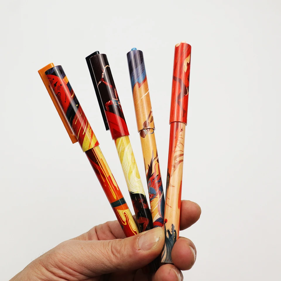 3 шт. гелевая ручка 0 5 мм черные/синие чернила Цвет ролик Высокое качество