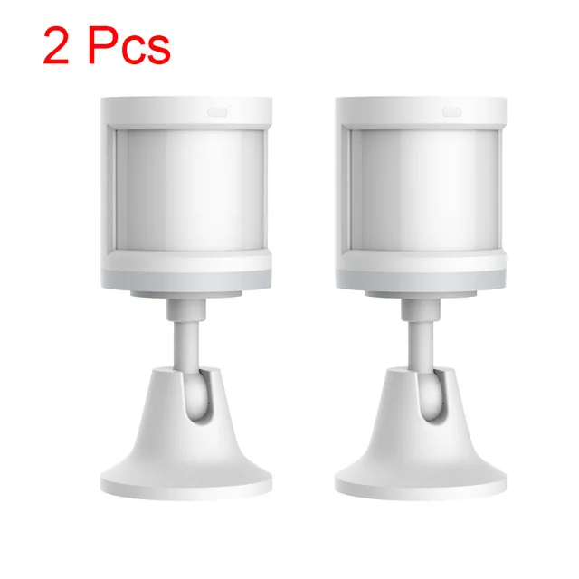 2pcs body sensor Xiao mi Aqara датчик человеческого тела умный датчик движения тела беспроводной Zigbee Соединительный держатель светильник шлюз mi home - Цвет: 2pcs body sensor