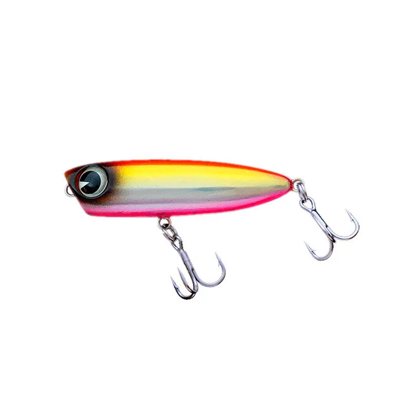 BATTLEBASS Top Water Popper Bait 4.5cm 3g Fishing Lure 1Piece/Lot Plastic Wobbler for Horses mouth | Спорт и развлечения