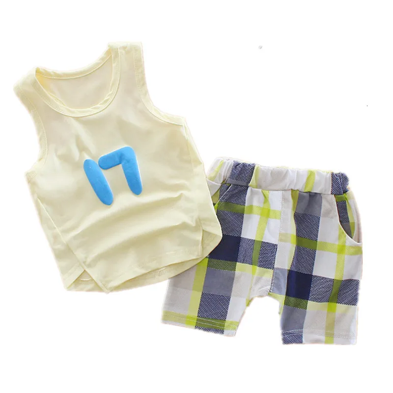 

Детская летняя модная одежда; Костюм; Жилет с принтом для маленьких мальчиков и девочек; Комбинезон; Шорты; 2 шт./компл.; Детское повседневное пальто; Спортивная одежда для малышей