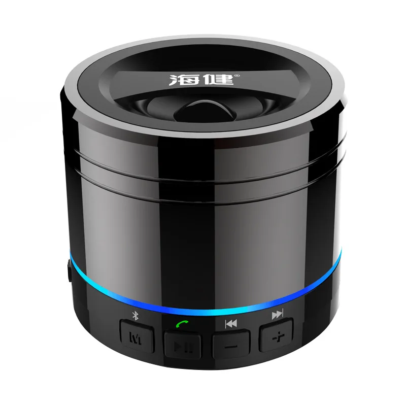 

Беспроводной Bluetooth-динамик Semvis, металлическая портативная мини-колонка с сабвуфером, кнопкой управления звуком для автомобиля