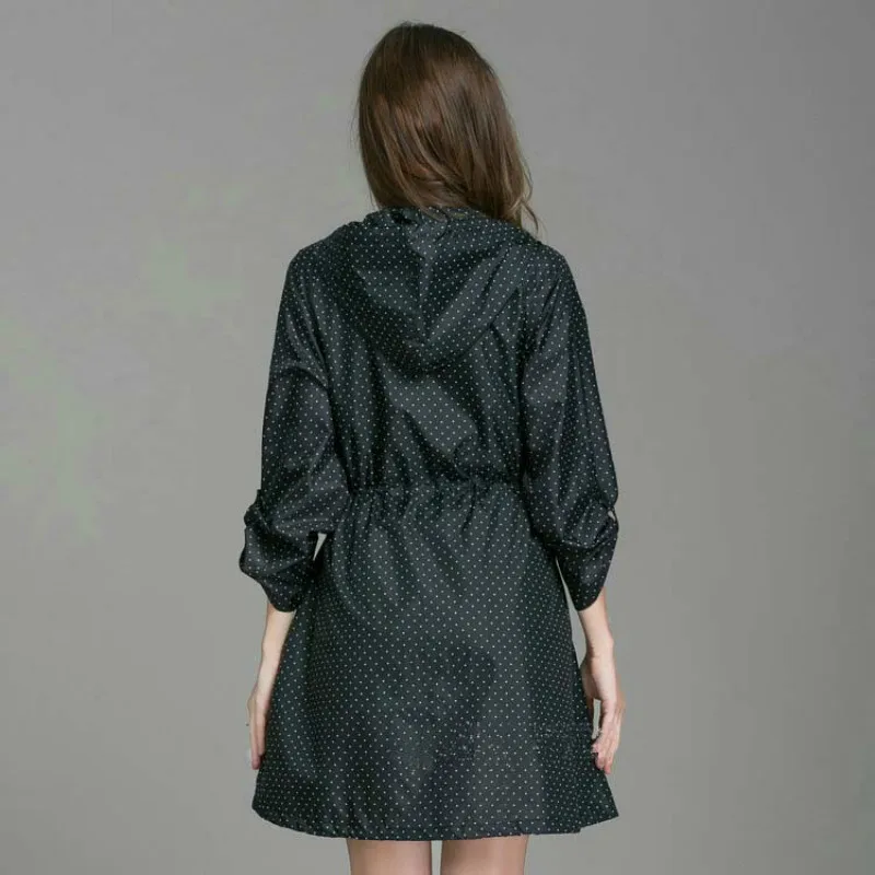 Женский плащ-дождевик водонепроницаемая ветрозащитная куртка для девочек | Дом и