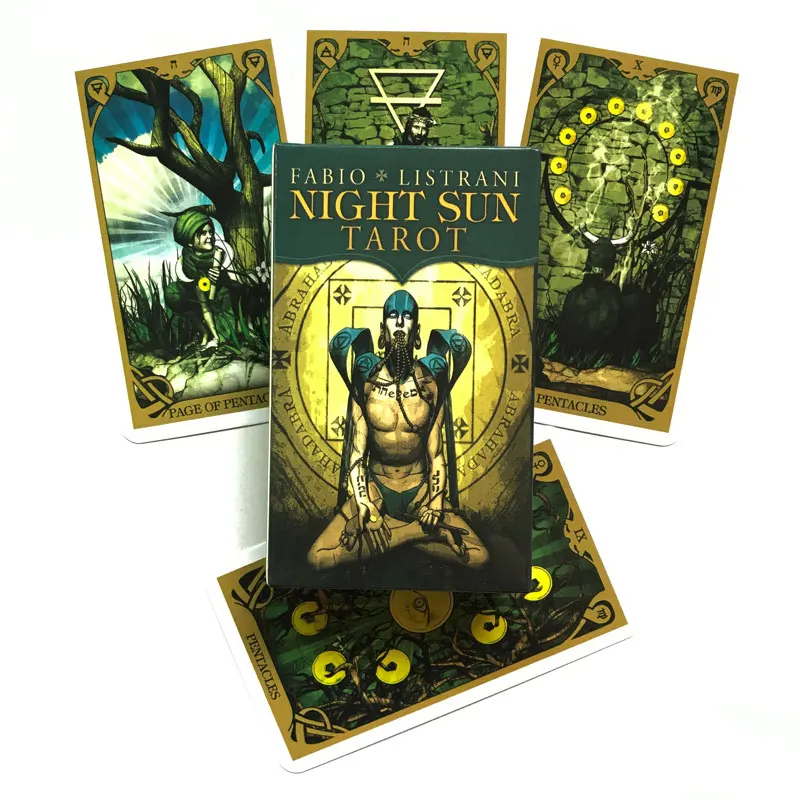 

78Card Night SunTarot Card Full English Tarot Card Oracle Card for Fate Divination Game Tarot And A Variety Of Tarot Options