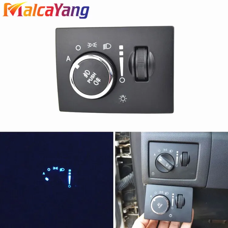 

Brand New Auto Headlamp & Fog Light Headlight Switch 68189148AA For Chrysler 300C Jeep Grand Cherokee 14-15