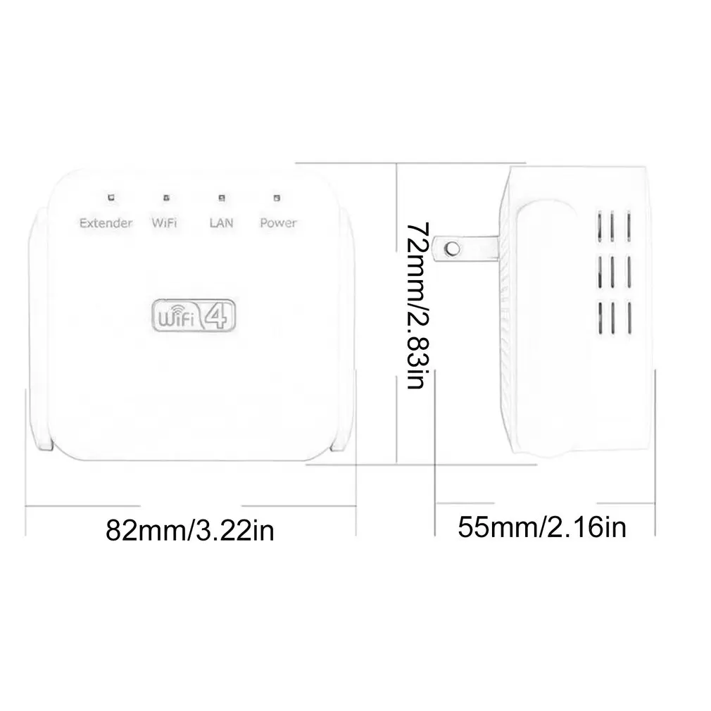 

5Ghz Wireless WiFi Repeater 1200Mbps Router Wifi Booster 2.4G Wifi Long Range Extender 5G Wi-Fi Signal Amplifier Repeater Wifi
