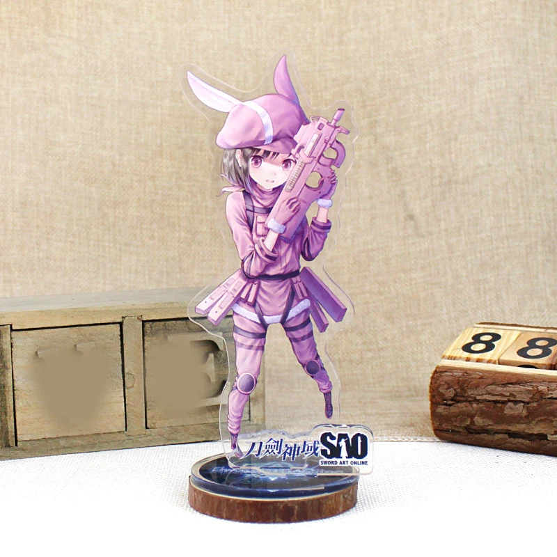 1 шт. аниме меч Онлайн Мультфильм Юки Асуна печатная фигурка на акриловой