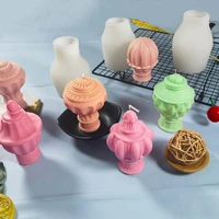 1 pcs cake fudge silicone mold crown diy making soap candle silicone mold kitchen baking chocolate pudding food tools