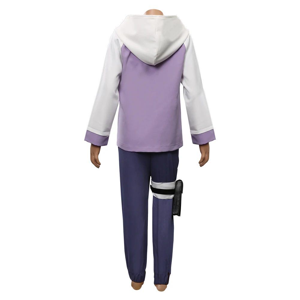 Повязка на голову Хината из аниме для косплея топ с капюшоном и штаны костюм