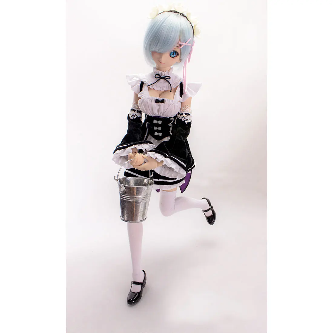 Косплей горничная наряд Ram & Rem Костюм для 1/3 BJD куклы (M грудь) без куклы| |