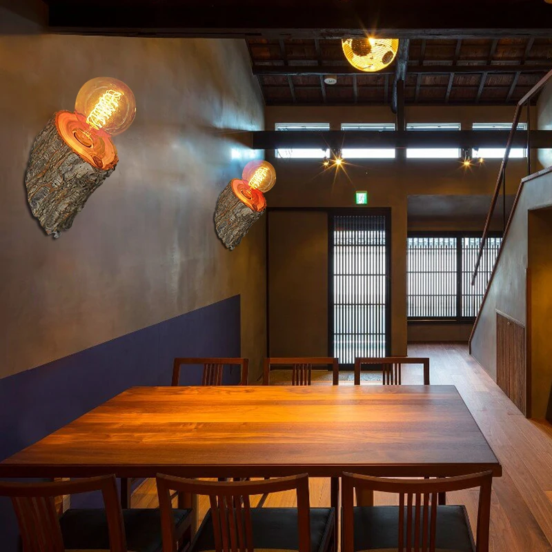 Настенный светильник скандинавский современный с переключателем E27