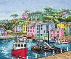 

NN YIXIAO Counted Cross Stitch Kit Cross stitch RS cotton with cross stitch Haejbgqs ANC PCE 0896 harbour