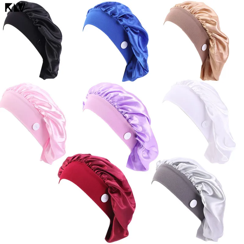 KLV унисекс атласная Экстра большая крышка капота с кнопкой держатель для маски