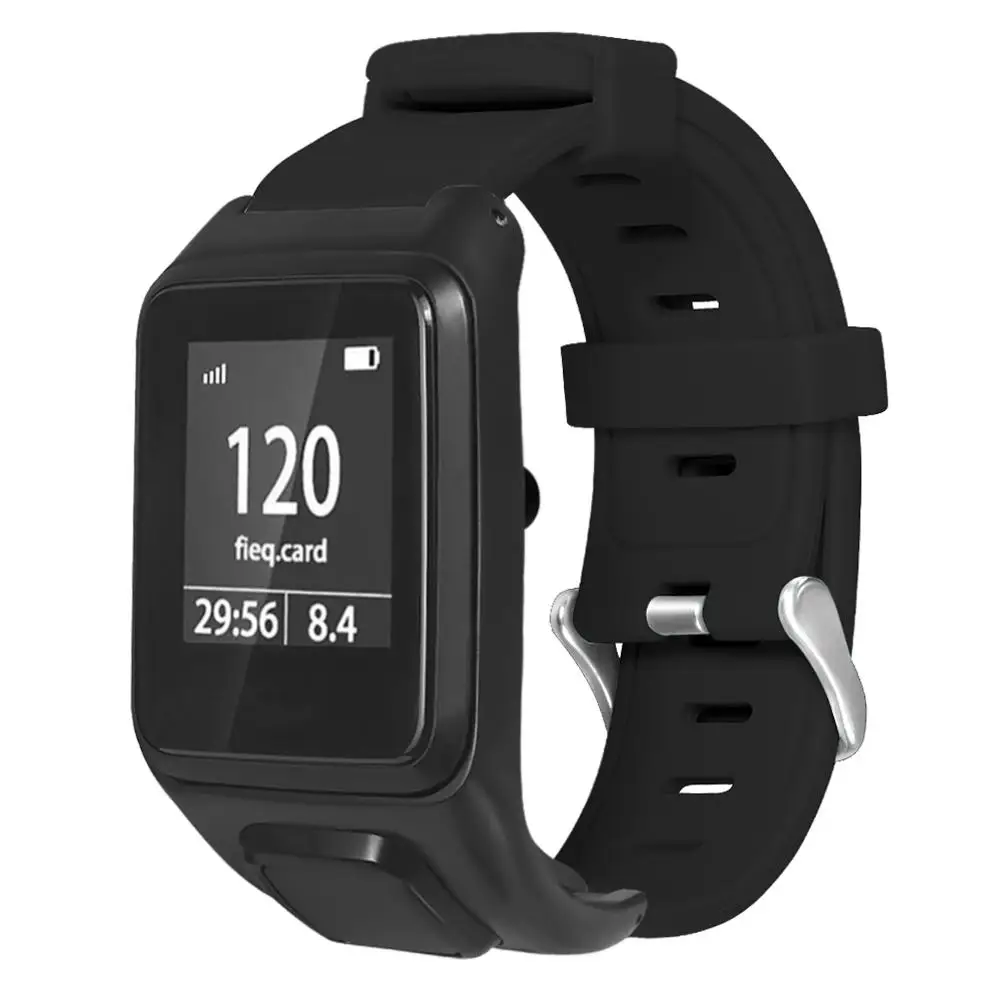 Сменный ремешок для часов Силиконовый аксессуары браслетов TomTom 2 3 серии Runner Golfer