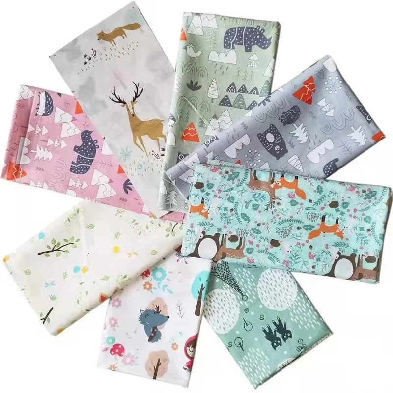 100% хлопок мультяшная хлопковая ткань в стиле пэчворк сделай сам стеганый