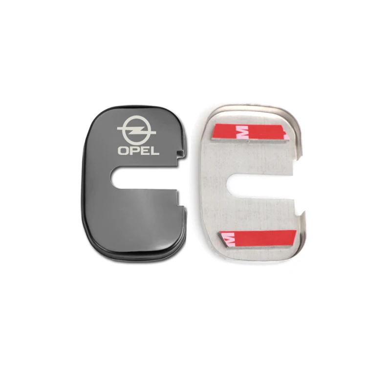 4 шт. защитные чехлы на автомобильные дверные замки из нержавеющей стали для Opel