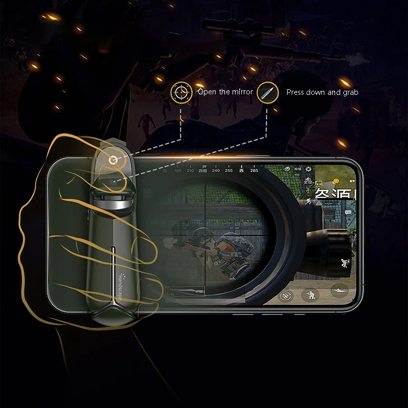 

for Pubg Mobile Game Trigger Bluetooth Wireless Joystick Mobile Gamepad Controller for Android