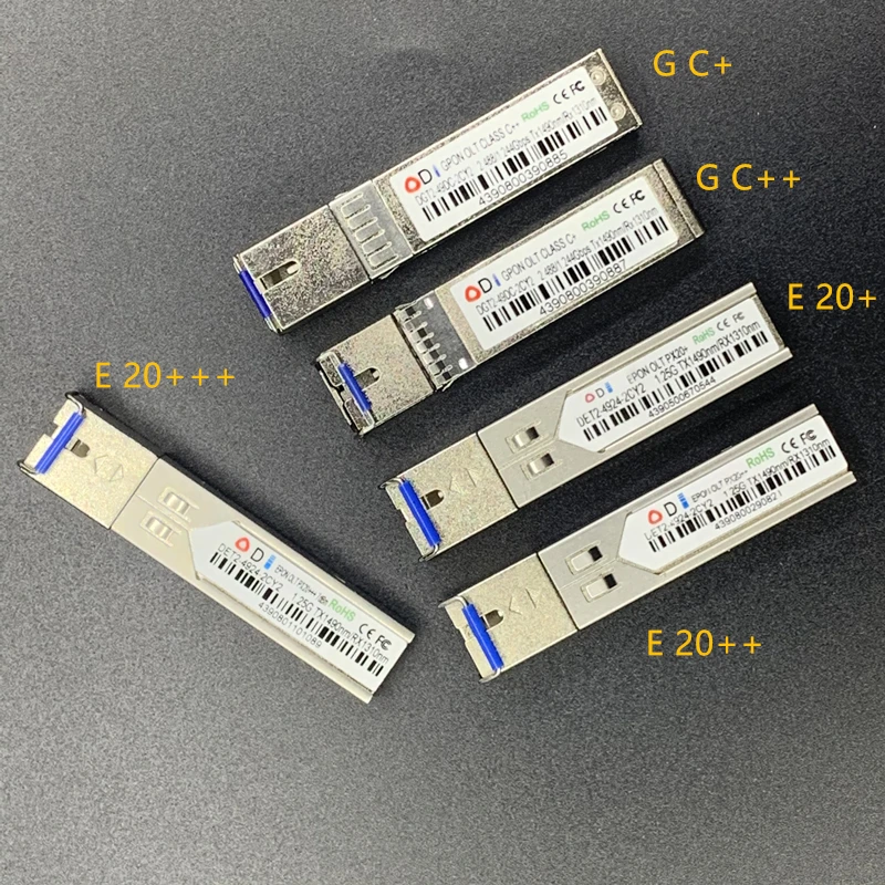 Оптический модуль G/EPON SFP 2 5G OLT PXC + EPON1.25G PX20 GPON 20KM TX1490nm/RX1310nm epon/gpon olt ont SC|Сетевые