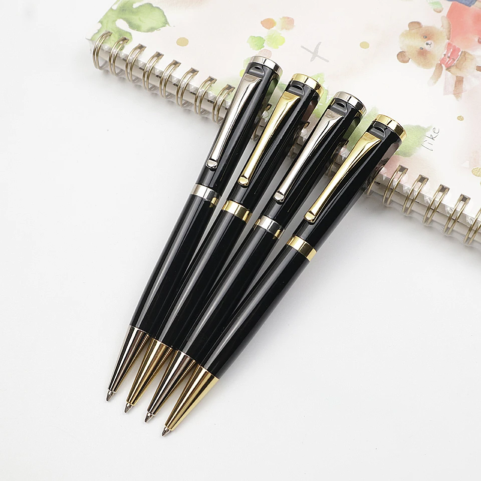 

Metal Black Ballpoint Pen 0.7mm Black/Blue Ink High Quality Metal Business Pen For Student Gift Pen Office Stationery Supplies