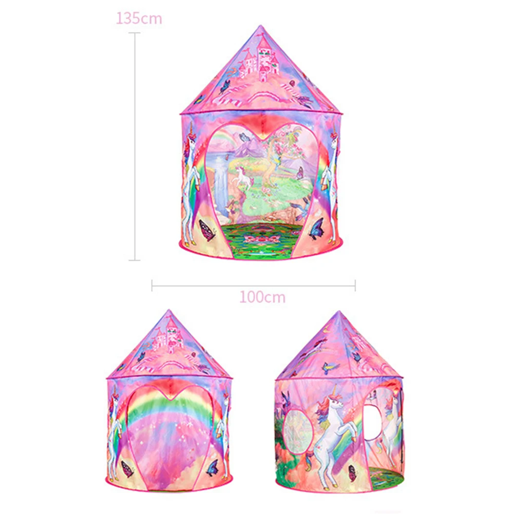 

135cm Kids Play Tent Indoor Tent Game House Princess Yurt Tent For Boys Girls Indoor Have Fun