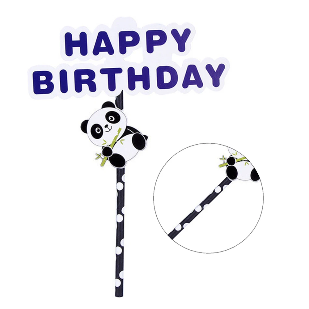 Декоративные реквизиты для вечеринки в честь Дня Рождения панды и набор столовых