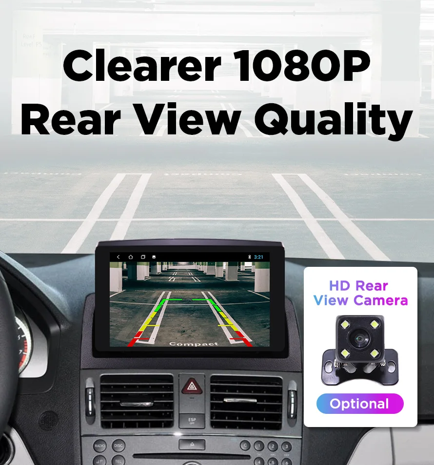 Asvegen Android7.1Quad Core gps навигация HD сенсорный экран автомобильный мультимедийный плеер радио для Mercedes Benz C200 W204 2005-2012