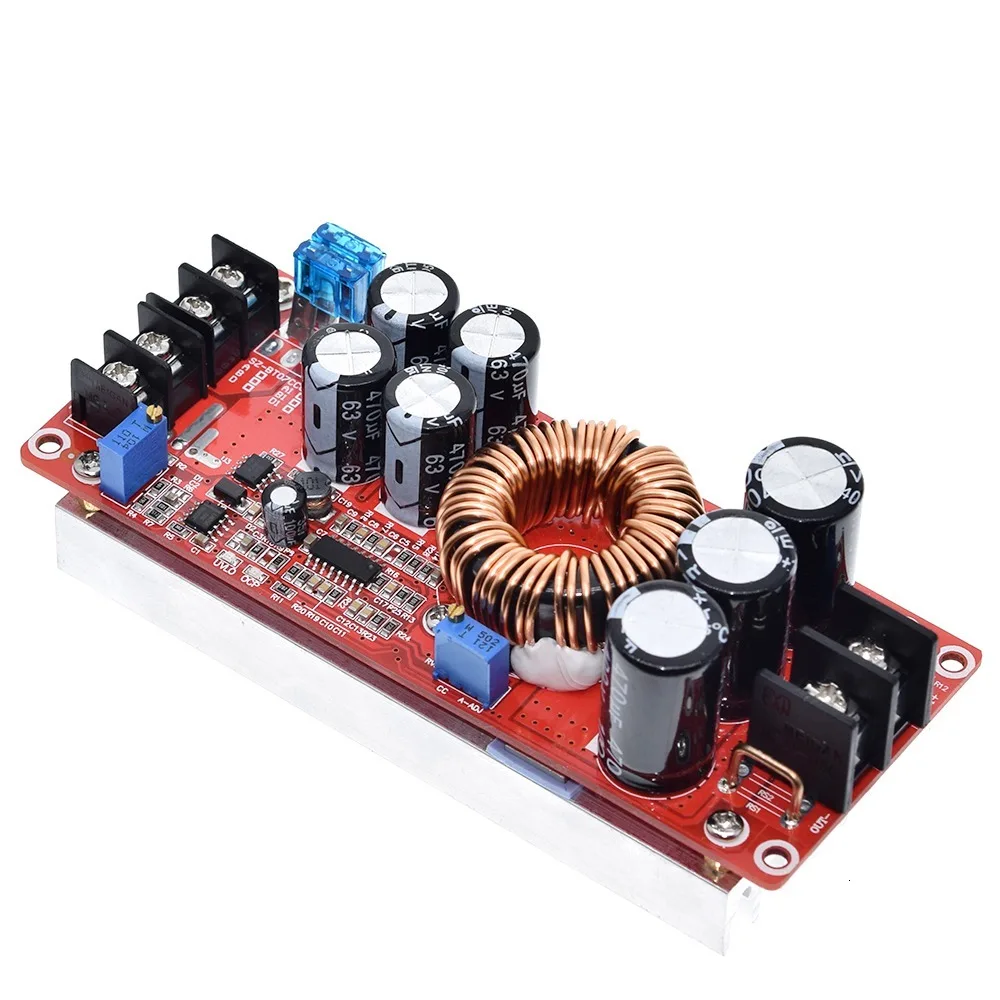 TZT 1200W 20A DC преобразователь Повышающий Модуль питания в 8-60V OUT 12-83V