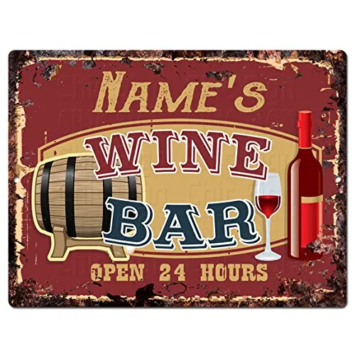 Индивидуальный жестяной шикарный знак с изображением любого имени Винтажный