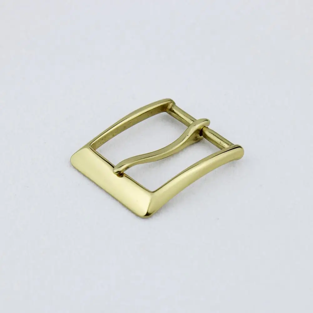 

Leathercraft Hardware Solid Brass Belt Buckle For Men Square Buckle Brass Polished Finish Metal Buckle Accessories For Leather
