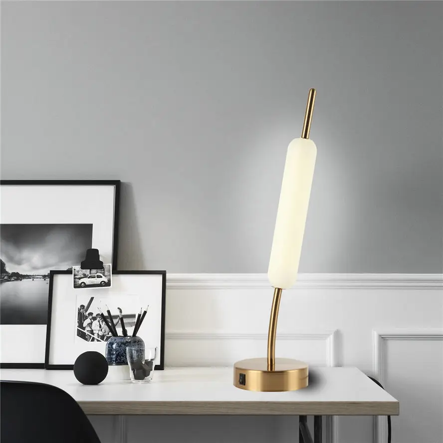 Постмодерн кукурузный cob стеклянный абажур Светодиодная настольная лампа для