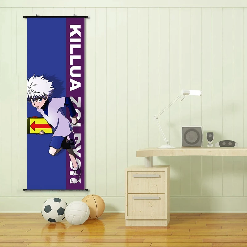 Настенный постер HUNTER x Gon Freecss Killua Zoldyck Аниме Манга HD 30*90 см|Рисование и каллиграфия|