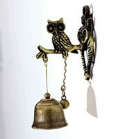 cute animals pendant horse elephant owl shaped door bell wall mounted patio garden and front bed home decor 10x 4cm wind chimes