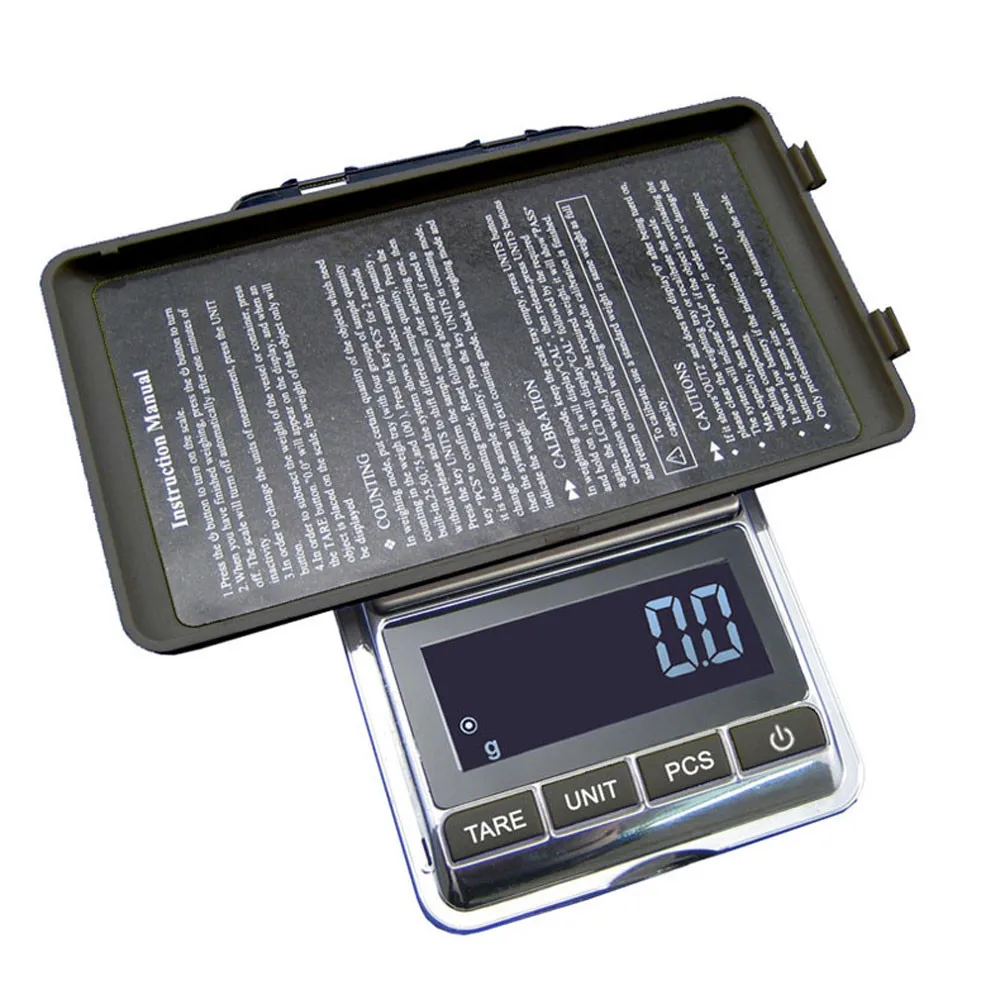 Мини Портативный Ювелирные изделия точная шкала lcd электронные цифровые карманные весы золотистый, серебристый, цвета алмаза Взвешивание грамм раскладушка весы# B
