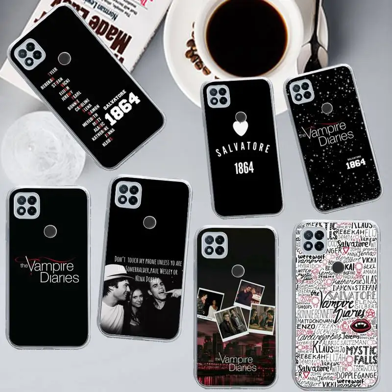 

The Vampire Diaries Stefan Damon Salvatore Phone Case Transparent for Xiaomi redmi note 8 9 10 11 t lite pro ultra mix 4 k40