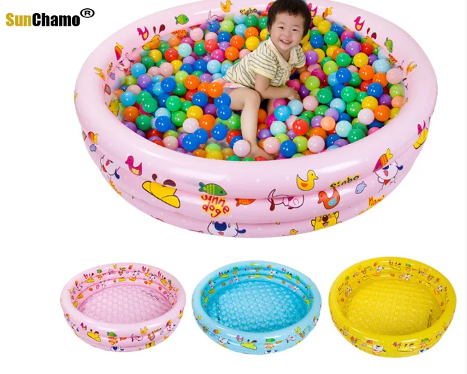 Детский складной бассейн с шариками детская игрушка для сухого песка утолщенный