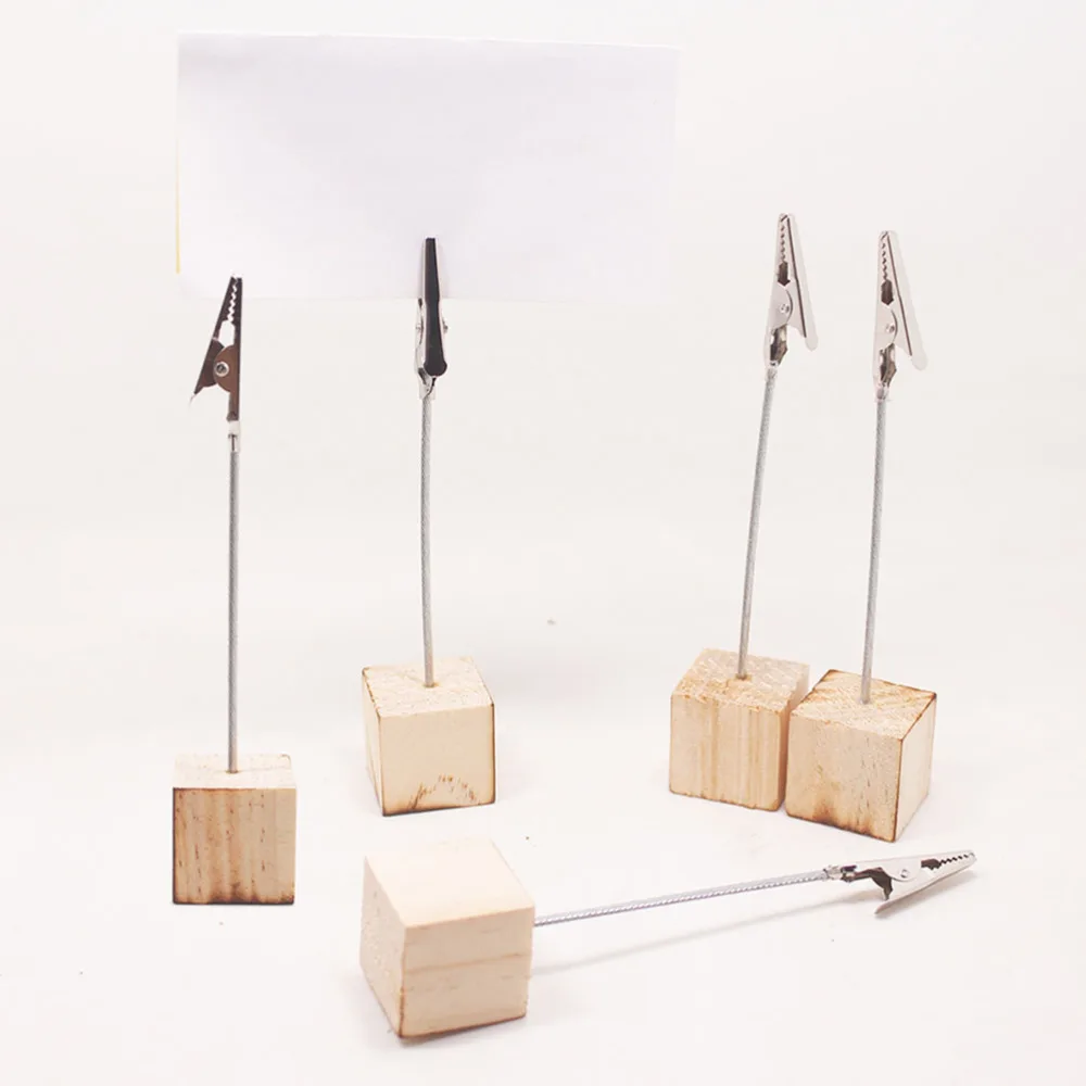 

12pcs Creative Business Cards Holder Photo Holder Clips Memo Note Stand