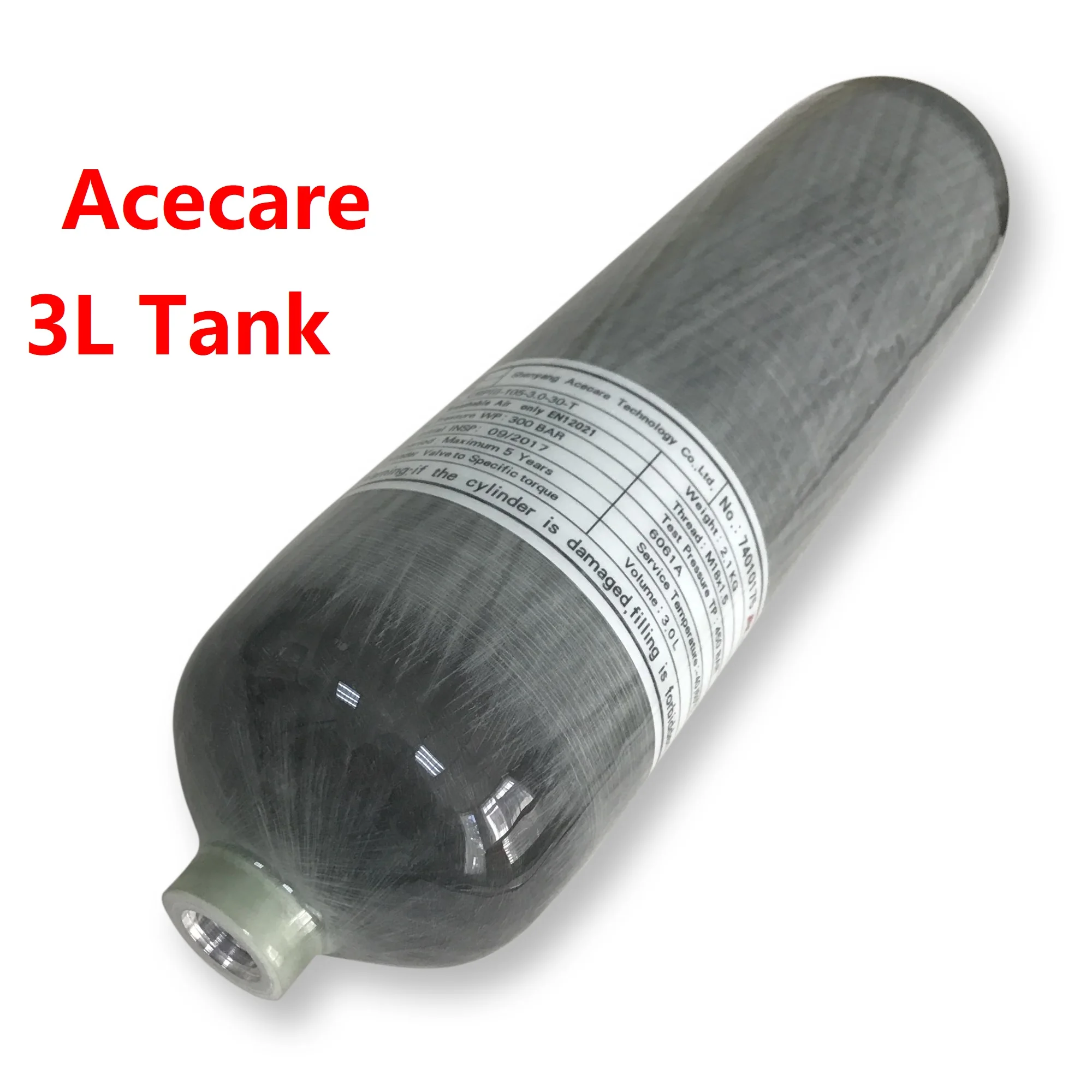 

AC103 3L PCP Cylinder Hpa Paintball Tank Adapter For Gas Cylinder Mini Scuba Diving Equipment Pcp Airgun PCP Condor & Rifle