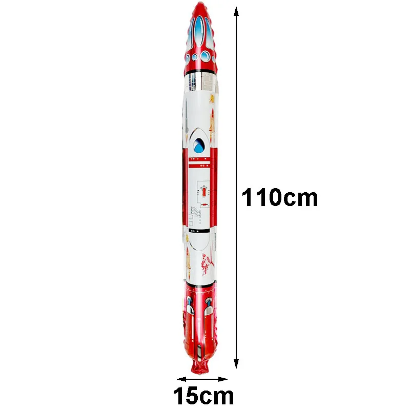 Большой самолет-астронавт воздушный шар в космическом стиле фольгированные