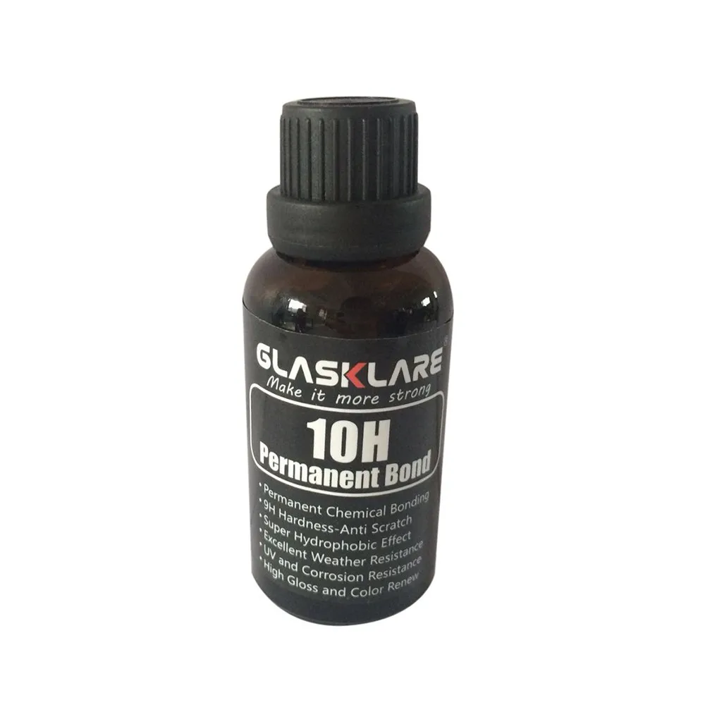 2 бутылки для очистки стекла 30 мл твердость 10H жидкое керамическое покрытие