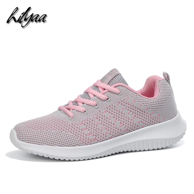 Новинка Модные женские кроссовки обувь из сетчатого материала удобная Весенняя