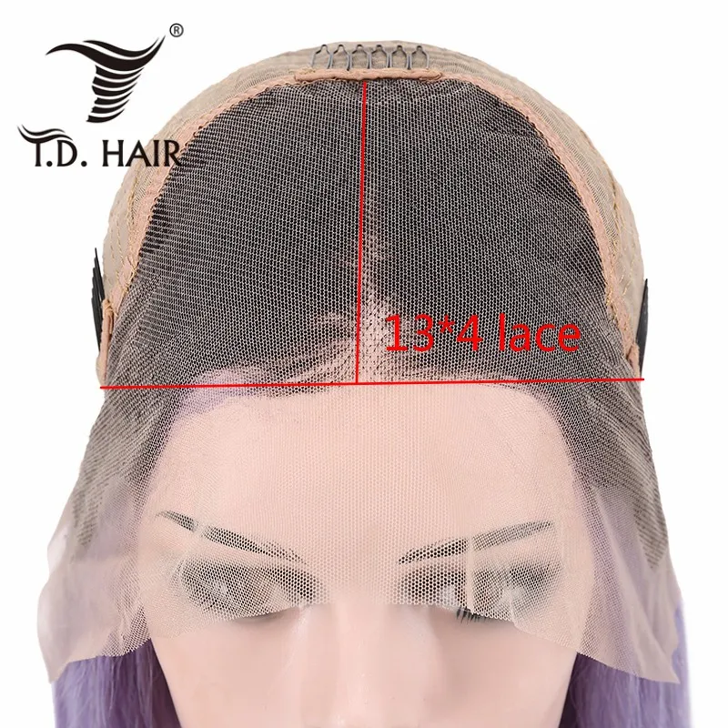 TD фиолетовый эффектом деграде (переход от темного к Синтетические волосы на