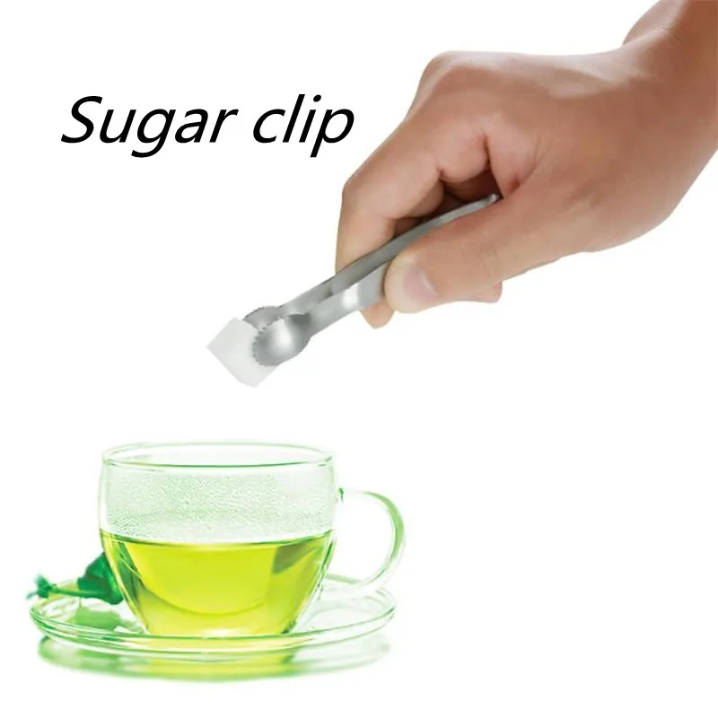 Зажим для сахара из нержавеющей стали высококлассный прочный мини-зажим кофе