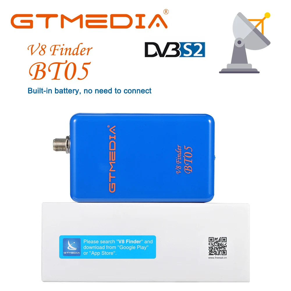 

GT MEDIA BT05 Satellite Finder Recognition BT Digital Measuring Device for Precise Alignment of Satellite Antennas - Recharge