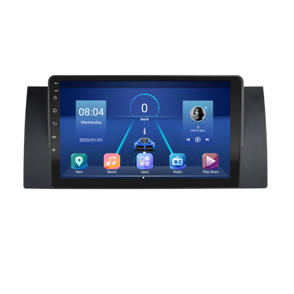 Автомобильный мультимедийный плеер Android 10 1 для BMW 5 E39 E53 X5 1995-2001 2002 2003 2004 2005 2006