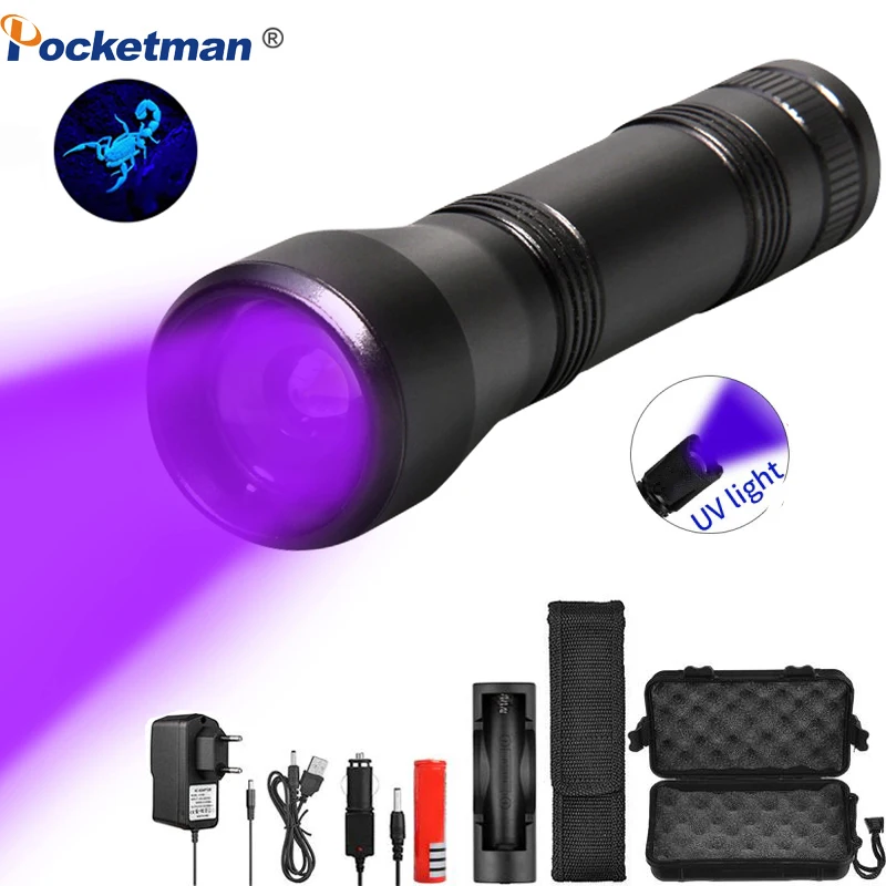 УФ фонарик светильник 5 режимов Масштабируемые Функция фонарь мочи домашних