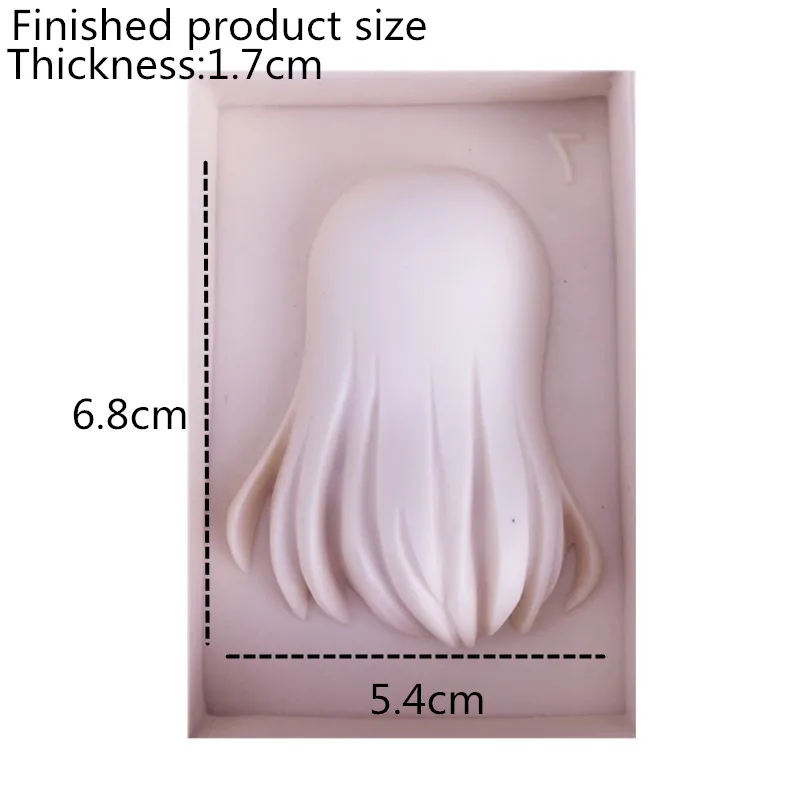 Силиконовая форма для выпечки длинные волосы | Дом и сад